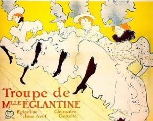 La Troupe De Mlle Eglantine by Henri De Toulouse-Lautrec