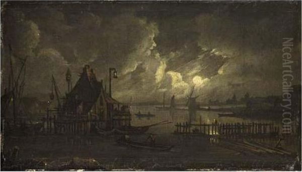 Moonlit Landscape - view 1