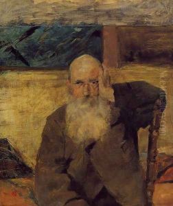 Old Man At Celeyran by Henri De Toulouse-Lautrec