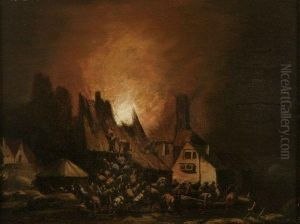 L'incendie Dans Le Village