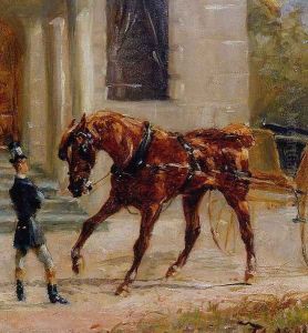 Equipage Au Bosc by Henri De Toulouse-Lautrec
