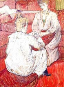 The Card Players by Henri De Toulouse-Lautrec