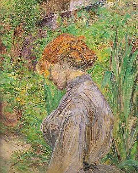 Red Headed Woman In The Garden Of Monsieur Foret - view 1