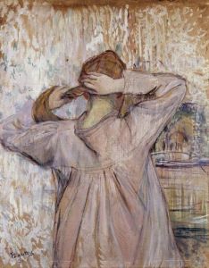 Combing by Henri De Toulouse-Lautrec