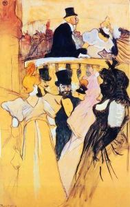 At the Opera Ball by Henri De Toulouse-Lautrec