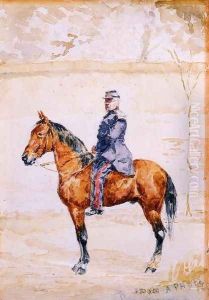 The General At The River by Henri De Toulouse-Lautrec