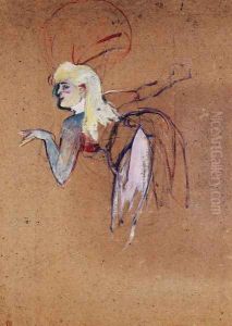 Extra in the Folies-Bergere Revue by Henri De Toulouse-Lautrec