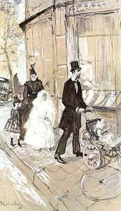First Comunion by Henri De Toulouse-Lautrec