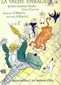 The Mad Cow by Henri De Toulouse-Lautrec