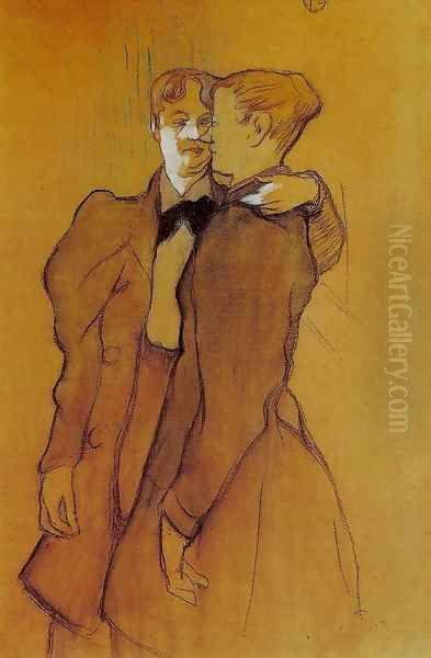 Two Women Waltzing - view 1