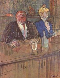 The Bar by Henri De Toulouse-Lautrec