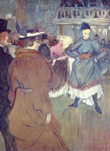 In The Moulin De La Galette Iii by Henri De Toulouse-Lautrec