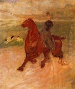 Horsewoman and Dog