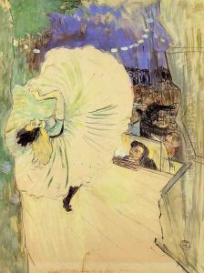 The Cartwheel by Henri De Toulouse-Lautrec