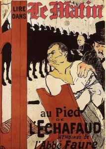 At the Foot of the Scaffold by Henri De Toulouse-Lautrec