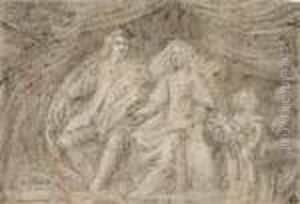 Portrait Presume De Charles Ier D'angleterre Avec Sa Famille
