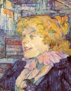 Portrait Of Miss Dolly by Henri De Toulouse-Lautrec