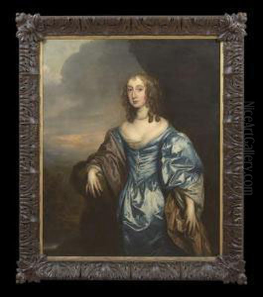 Portrait Of A Lady In Blue - view 1