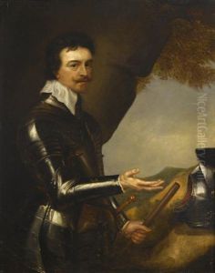 Thomas Wentworth, First Earl Of Strafford, In Armor by Sir Anthony Van Dyck