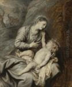 Rest On The Flight Into Egypt by Sir Anthony Van Dyck