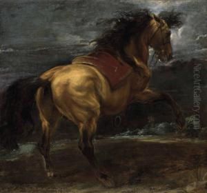 A Rearing Stallion