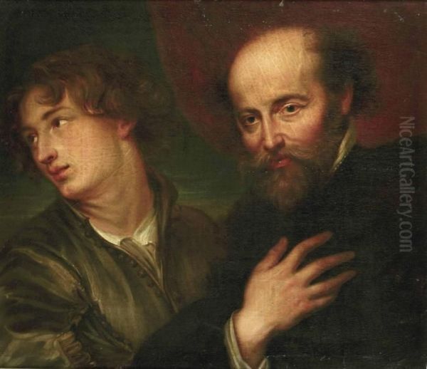 Double-portrait Of Peter Paul Rubens And Anthony Van Dyck - view 1