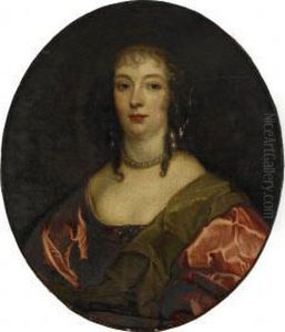 Portratt Forestallande Ann Carr - Grevinnan Bedford by Sir Anthony Van Dyck