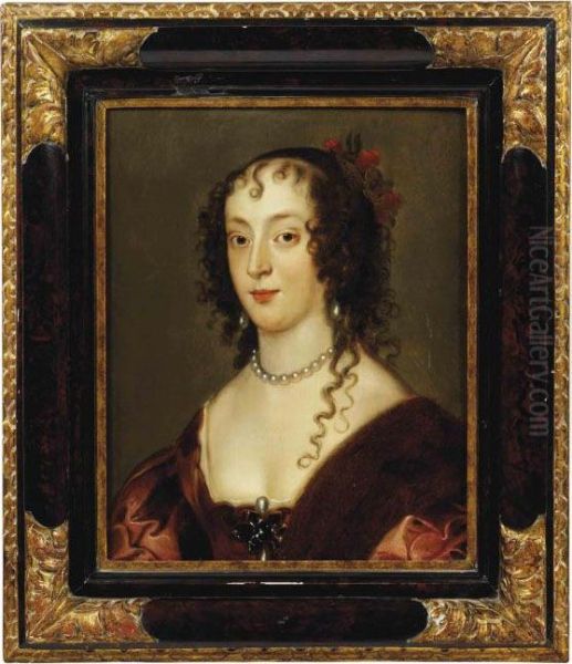 Portrait Of A Lady, 
Traditionally Identified As Henrietta Maria,queen Consort Of England, 
Scotland And Ireland (1609-1669) - view 1