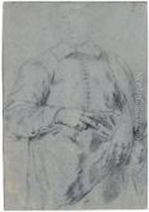 Study For A Portrait Of A Standing Man by Sir Anthony Van Dyck