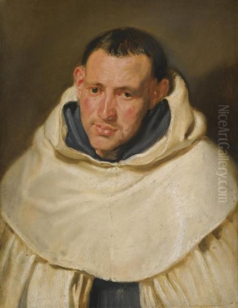 Portrait Of A Carmelite Monk, Head And Shoulders - view 1