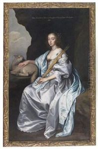 Portrait Of Lady Mary Villiers by Sir Anthony Van Dyck