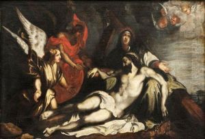 La Deploration Sur Le Corps Du Christ. by Sir Anthony Van Dyck