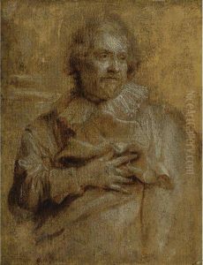 Portrait Of Karel Van Mallery by Sir Anthony Van Dyck