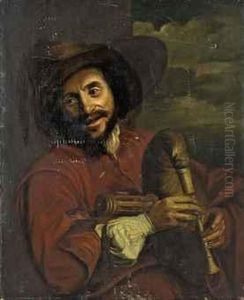 Portrait Of Francois Langlois As A Savoyard by Sir Anthony Van Dyck