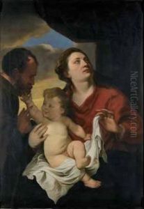 Sacra Famiglia by Sir Anthony Van Dyck