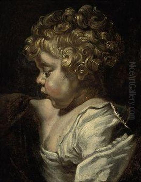 Head Of A Child In Profile - view 1