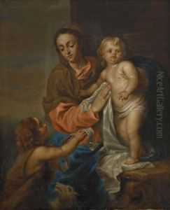 "madonna Mit Dem Kind Und Dem
Johannesknaben". by Sir Anthony Van Dyck