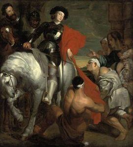 Saint Martin Dividing His Cloak by Sir Anthony Van Dyck