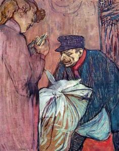The Laundryman Calling at the Brothal