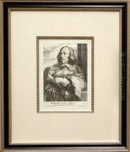 Portrait Of Robertus Van Voerst by Sir Anthony Van Dyck