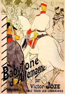 Poster For The German Babylon by Henri De Toulouse-Lautrec