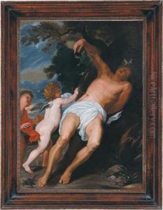 San Sebastiano Con Due Angeli by Sir Anthony Van Dyck