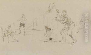 Sur la Plage by Henri De Toulouse-Lautrec