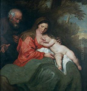 The Holy Family by Sir Anthony Van Dyck