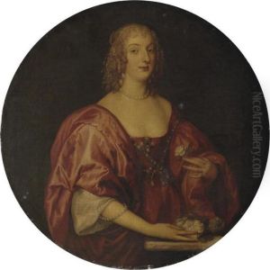Portrait Of Anne Sophia by Sir Anthony Van Dyck