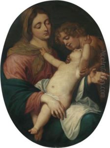 The Virgin And Child With The Infant Saint John The Baptist