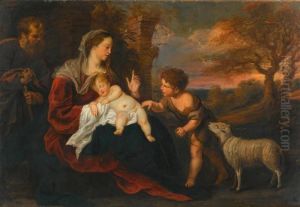 Heilige Familie. by Sir Anthony Van Dyck