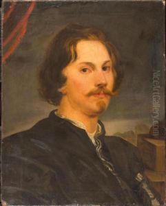 Portrait Eines Edelmannes. by Sir Anthony Van Dyck