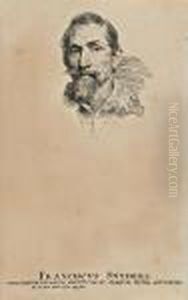 Portrait Des Malers Frans Snyders by Sir Anthony Van Dyck