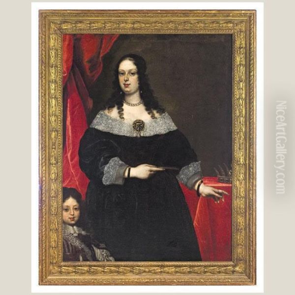 Retrato De Beatrice Von Hemmema Y Su Hijo Autrey De Vere - view 1